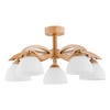 Lampa sufitowa żyrandol EMIR drewno śr. 56cm