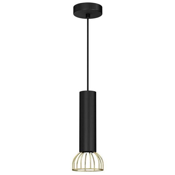 Lampa wisząca DANTE, MLP7248, czarny/złoty, 1x8W LED GU10