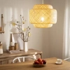 Lampa Wisząca Boho z Bambusa Abruzzo Livia 42cm E27