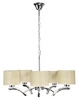 Lampa wisząca DRAGA 35-04222 chrom/kremowy 5x60W E27