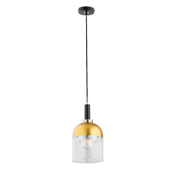Stylowa lampa wisząca VENTO E27 wys. 90cm | złoty