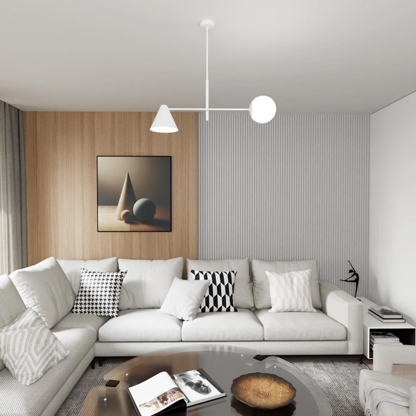 Lampa sufitowa Emibig HERMES 2 Biały 1348/2