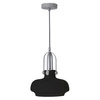 Nowoczesna lampa wisząca czarna PIANO