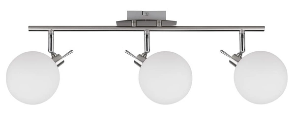 Lampa sufitowa GHOST, satynowy/biały, 3x40W G9