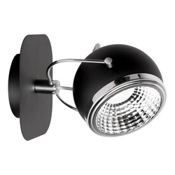 Kinkiet kulowy w zestawie 1xGU10 LED 6W Czarny Metal 5009184