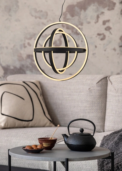 MD9203-4-3BD TESS LAMPA WISZĄCA CZARNA/BLACK