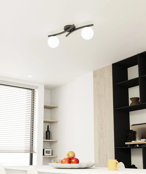 Lampa sufitowa Emibig OPUS 2 BL OPAL 1390/2