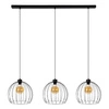 Lampa Wisząca Coop 3xE27 Maks. 60W Czarny Metal/Czarny Kabel PCV 188449304