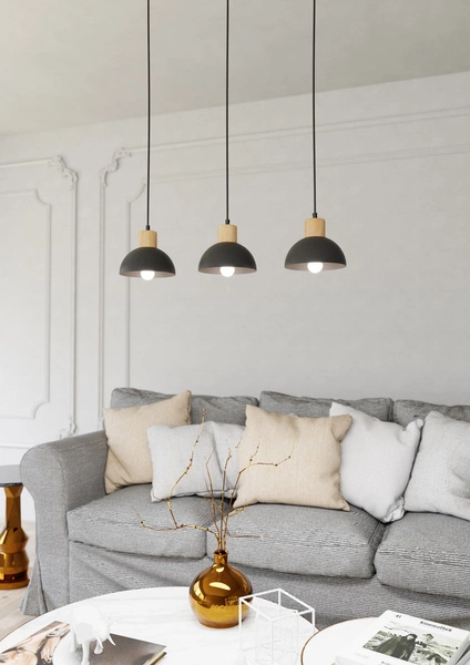 Lampa wisząca Emibig SECO 3 BL 1393/3