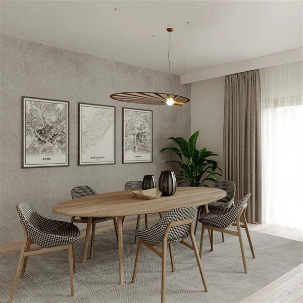 Lampa wisząca LEHDET TH.001ZL, złota, 1x60W E27