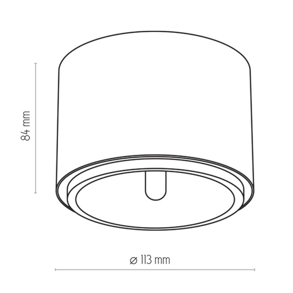 Lampa sufitowa spot MORIS 3349 złota 3349