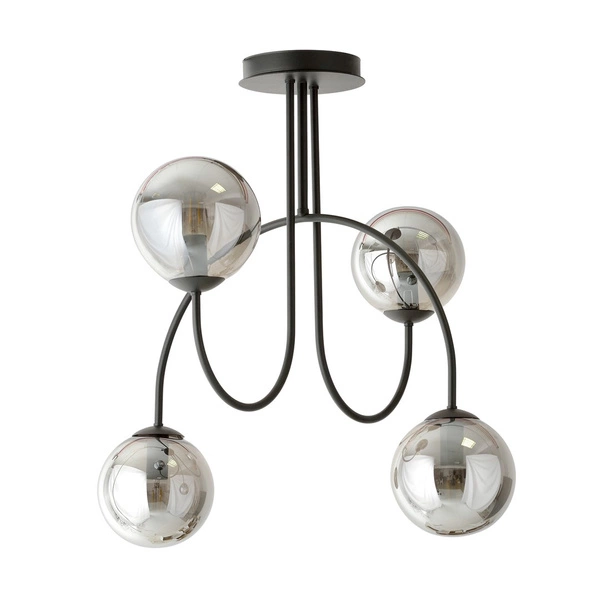 Lampa sufitowa Emibig ARCHI 4A BL GRAFIT 1287/4A