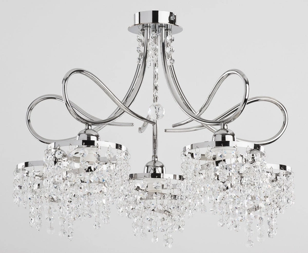 Lampa sufitowa ALFA DIANA CHROM 5xE14 48cm | 18995