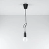 Lampa Wisząca DIEGO, PCV Czarna, E27 60W, SL.0572