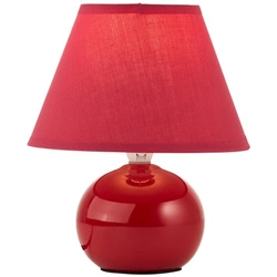 Lampa stojąca Brilliant Primo 1x40W E14 Czerwony Tekstylia/Ceramika