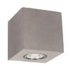 Concretedream Square Lampa Sufitowa Incl.1xLED GU10 5W Szary Beton 2576136