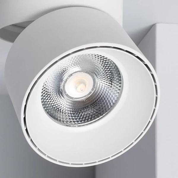 Lampa punktowa Biała 30W Spot LED 2700-3200K Abruzzo Romeo 15x11cm