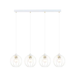 Lampa wisząca Emibig GINO 4 Biały/GOLD 1223/4