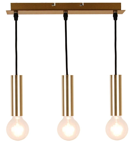 Lampa wisząca DALLAS LEDEA, 50103035, 142 mm, złota, 3x40W E27