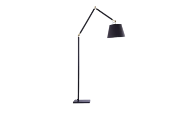 Azzardo ZYTA FLOOR LAMPBODY BK/GO 4193