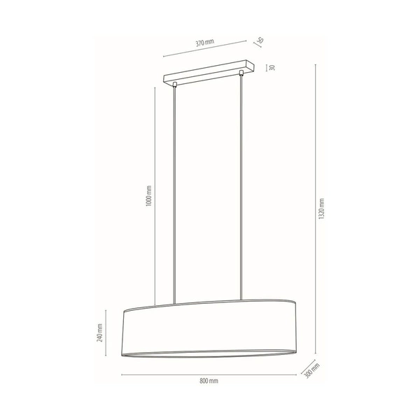 Lampa Wisząca Espacio 2xE27 Max.40W Czarny Metal/Przezroczysty Kabel PCV/Wielokolorowa Tapeta 17480204
