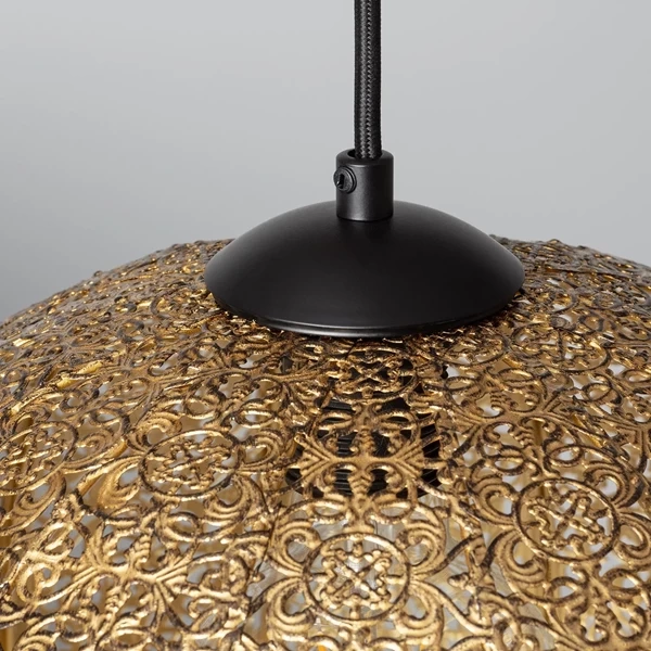 Lampa Wisząca Złota Abruzzo Emma E27 35cm