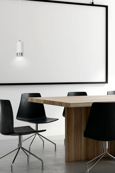 Lampa wisząca Emibig FUMIKO 1 WH/CHROME 814/1