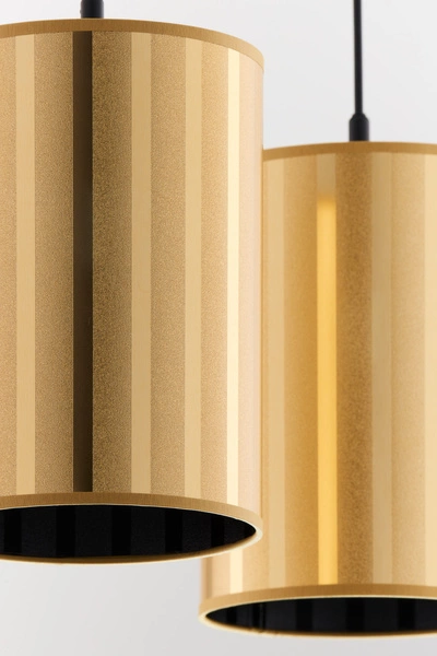 Klasyczna Lampa wisząca CORTINA wys. 100cm 2xE27 15W IP20 | złoty