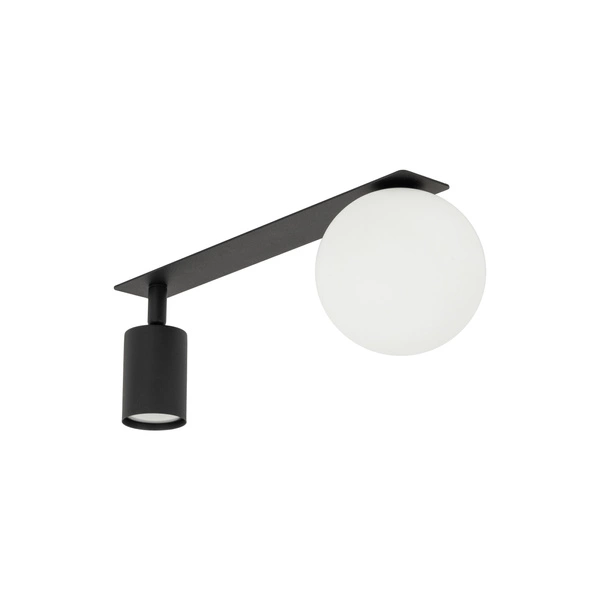 Lampa sufitowa podtynkowa VOX2 1xGU10 1xG9 szer.43cm | Biały - Czarny 10927