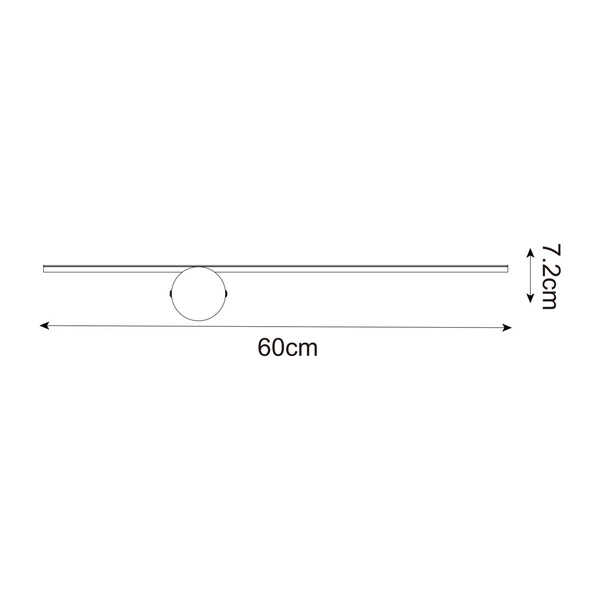 WL22032G-L60 FAD KINKIET CZARNY/BLACK