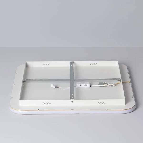 Plafon LED 28W Kwadratowy Złoty CCT 3000K/4000K/6000K 50x50cm Abruzzo Angelo