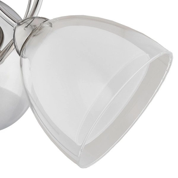 Kinkiet nowoczesny ADELINA chrom/biały