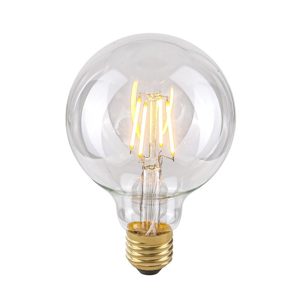 ,Żarówka Filamentowa LED,, E27,, Clear 801404 G95,, 4W,, 2200K,, 400lm,