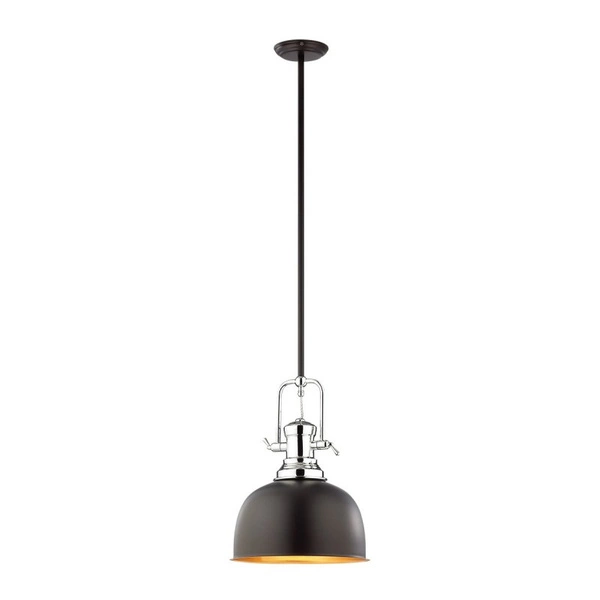 Lampa wisząca Laredo śr. 32,5cm E27 | czarny/chrom