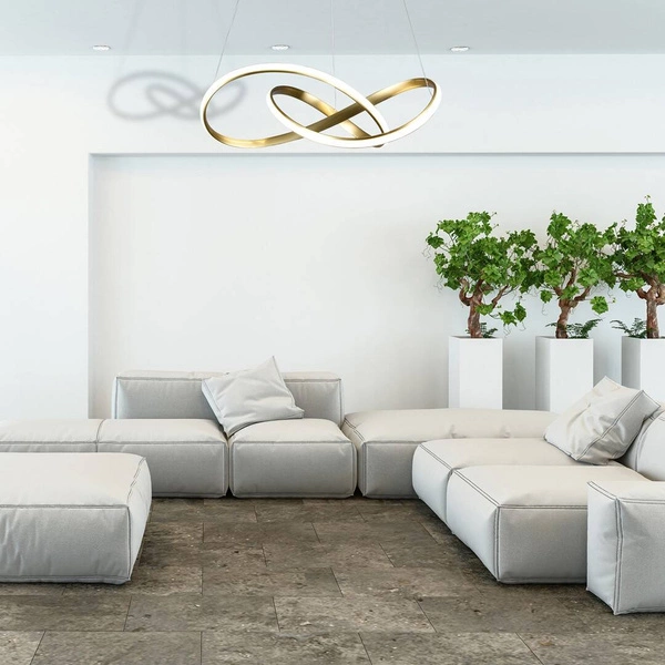 Lampa wisząca CAPPIO, ML6772, złota, 36W LED, barwa neutralna 4000K