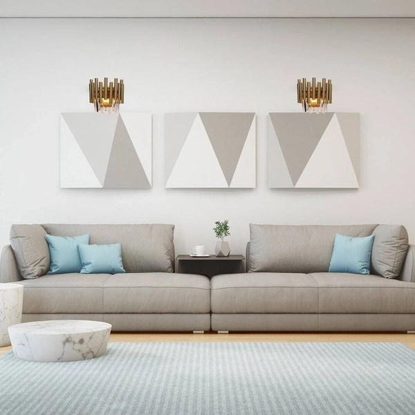 Kinkiet MADISON, złoty/transparentny, 2x40W E14, ML6937