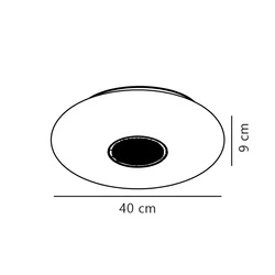 Lampa sufitowa DjaySmart LED 2700K
6500K Biała ciepła
Biała zimna Plastik | Biały