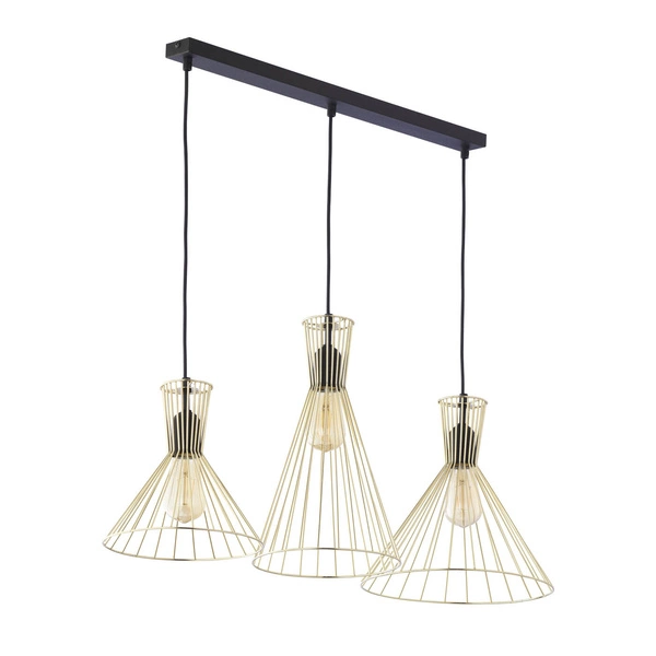 Nowoczesna lampa wisząca SAHARA 3352 czarny/złoty 3352