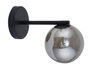 Lampa ścienna, szklana kula ROMA KINKIET szary 32087