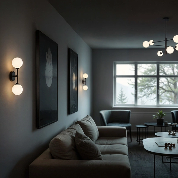 Lampa Dekoracyjna Belluno AM201 6xG9 Czarna