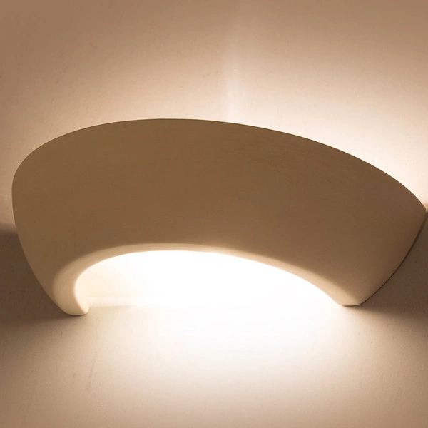 Kinkiet Ceramiczny OSKAR SL.0160 biały 1xE27