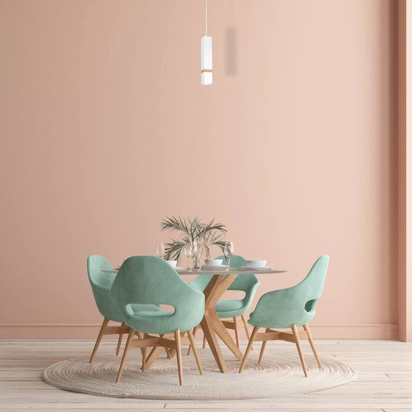 Lampa wisząca nowoczesna VIDAR I biały szer. 8cm