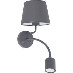 Nowoczesny kinkiet MAJA GRAY 2536 1xE27 + GU10 2536