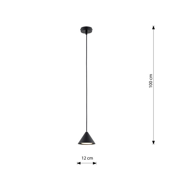Lampa wisząca Emibig ELIT 1 Czarny 1330/1