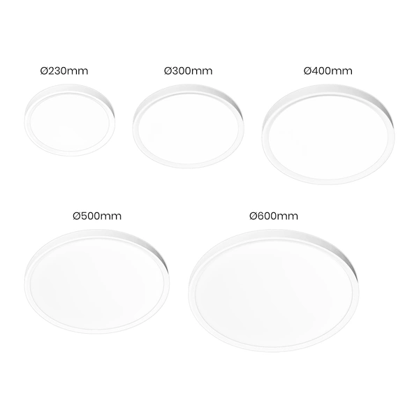 Plafon MAQ 40W 3CCT Biały