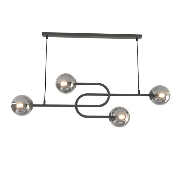 Lampa sufitowa Emibig ATRIA 4 BL GRAFIT 1384/4