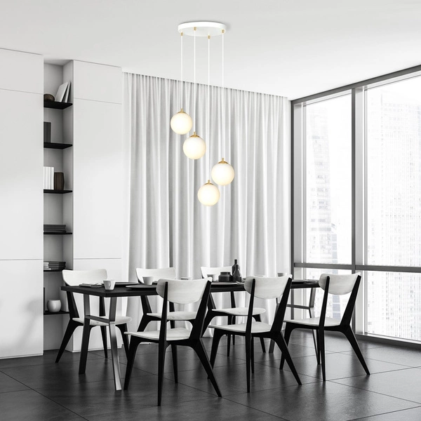 Lampa wisząca Emibig ROYAL 4 WH 1244/4