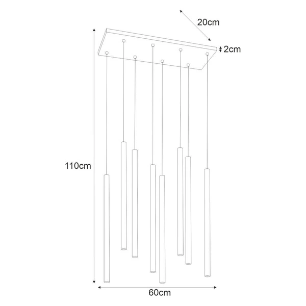 Lampa wisząca K-4863 z serii GELATO