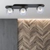 Lampa sufitowa Emibig PLAZA 3 Czarny/GRAFIT 1119/3