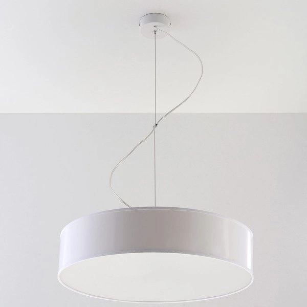 Lampa Wisząca ARENA 45 PVC Stal Biała 3 x 15W LED, SL.0120